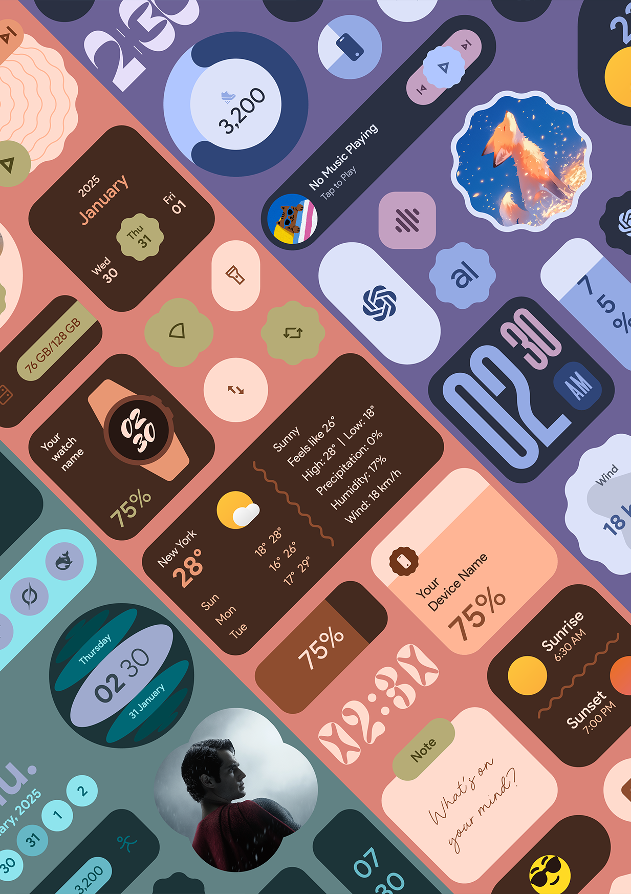 Vista previa de la app Material You Widgets 1