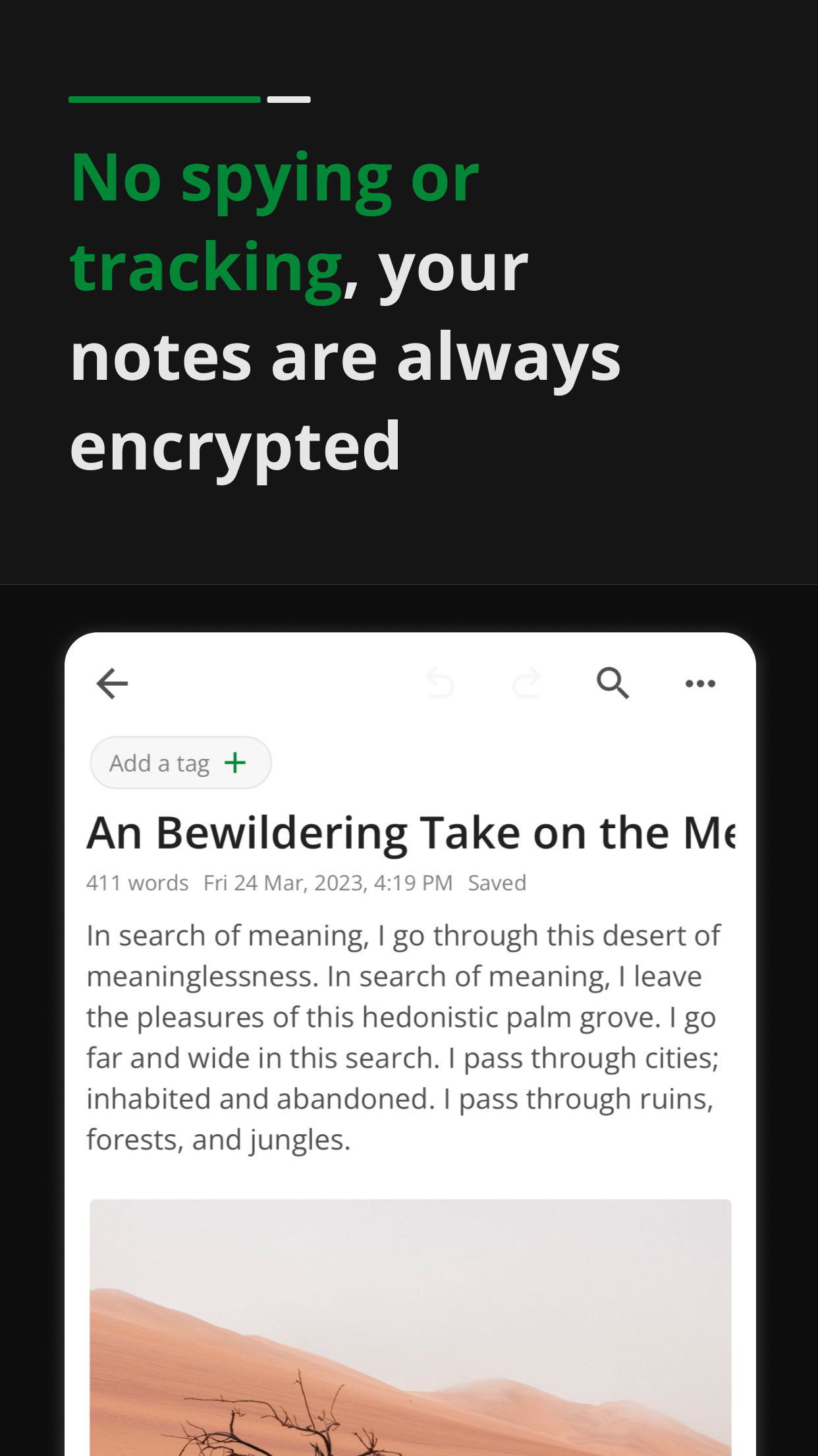 Notesnook Secure Private Notes interface preview 1