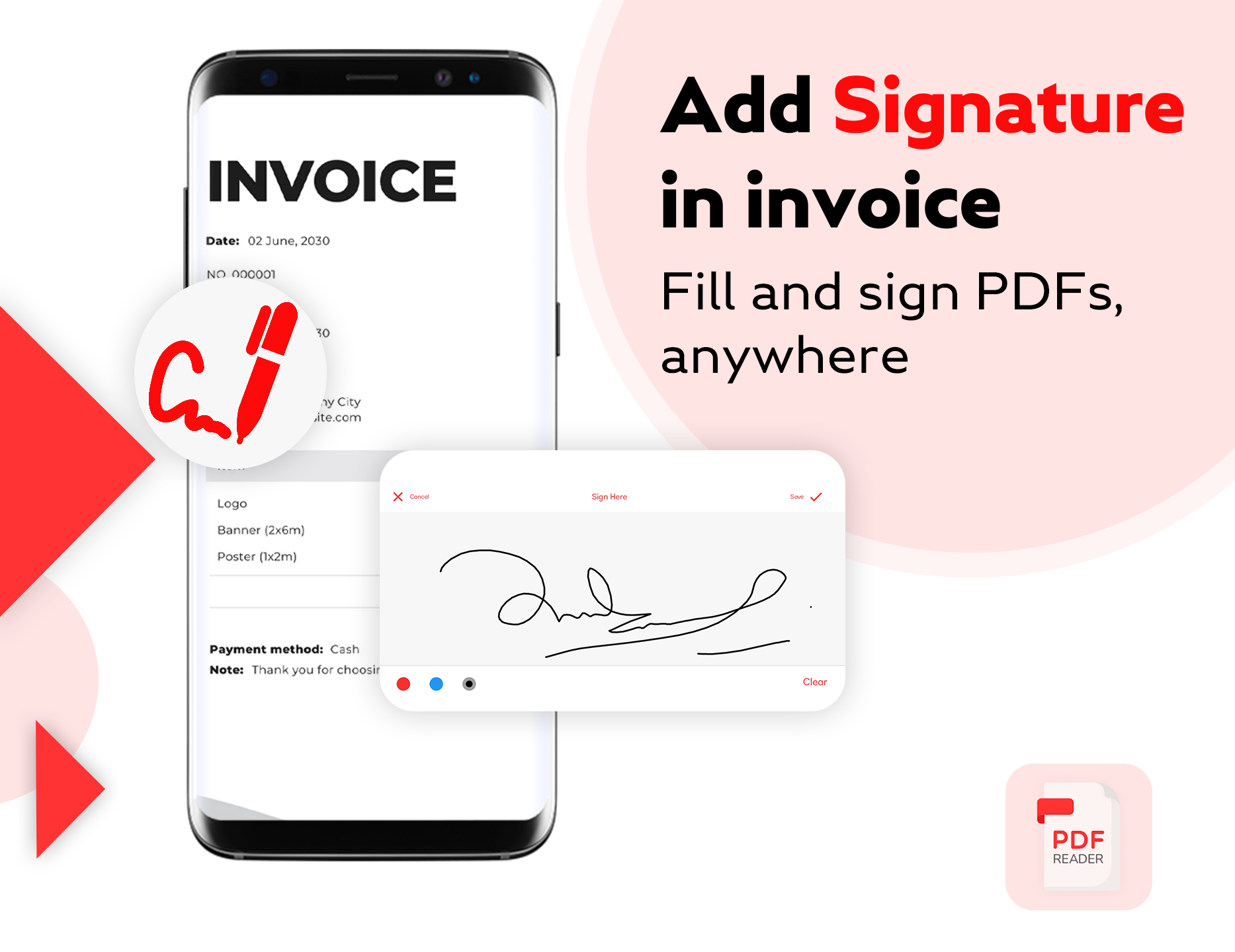 PDF Reader – Scan, Edit & Sign preview screenshot 1