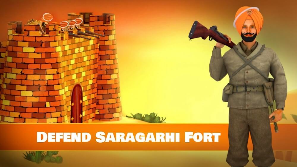 Saragarhi Fort Defense gameplay screenshot 2