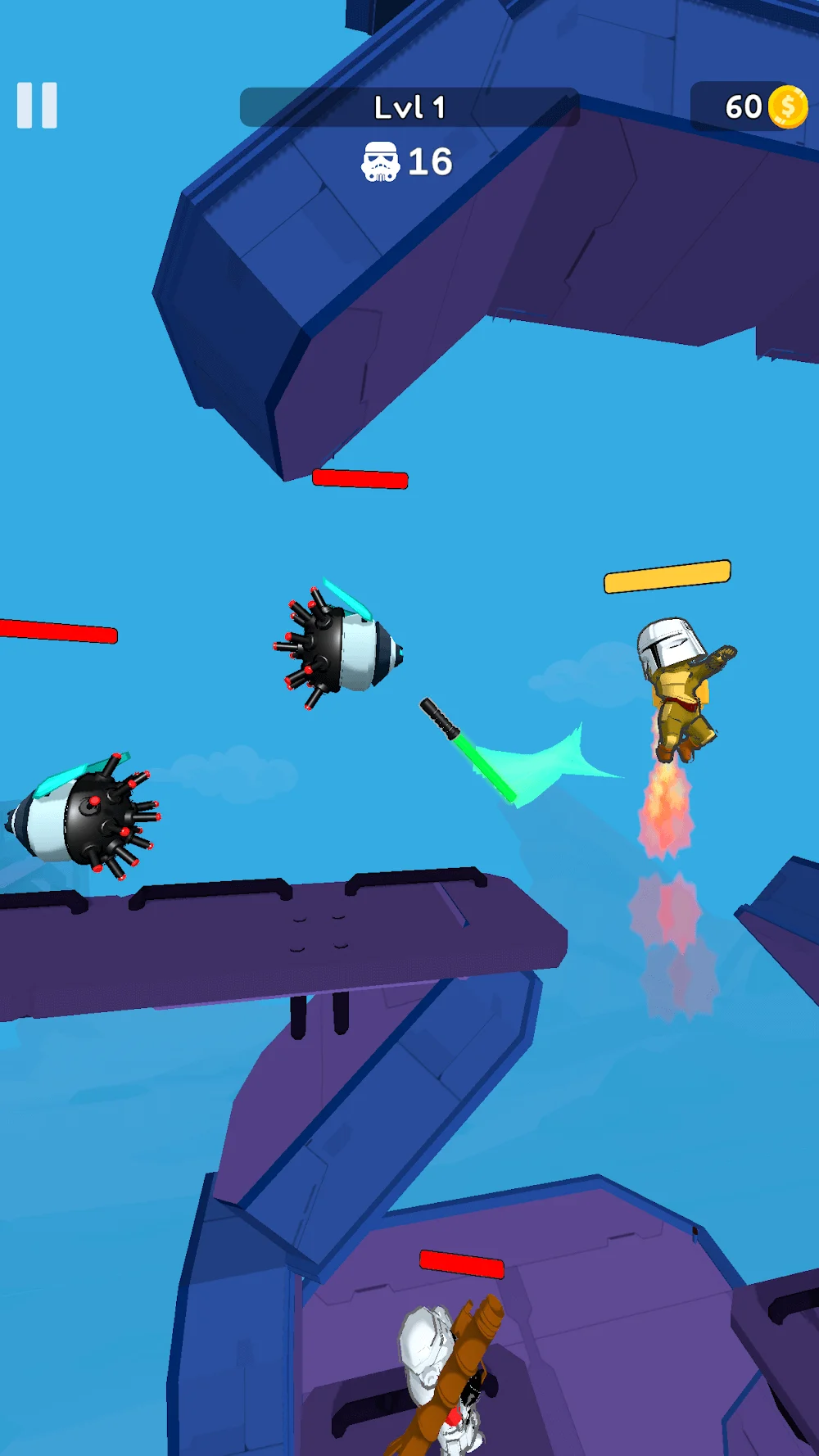 Saber Hero gameplay screenshot 4