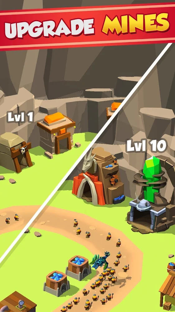 Cuplikan Layar Clicker Tycoon Idle Mining 3