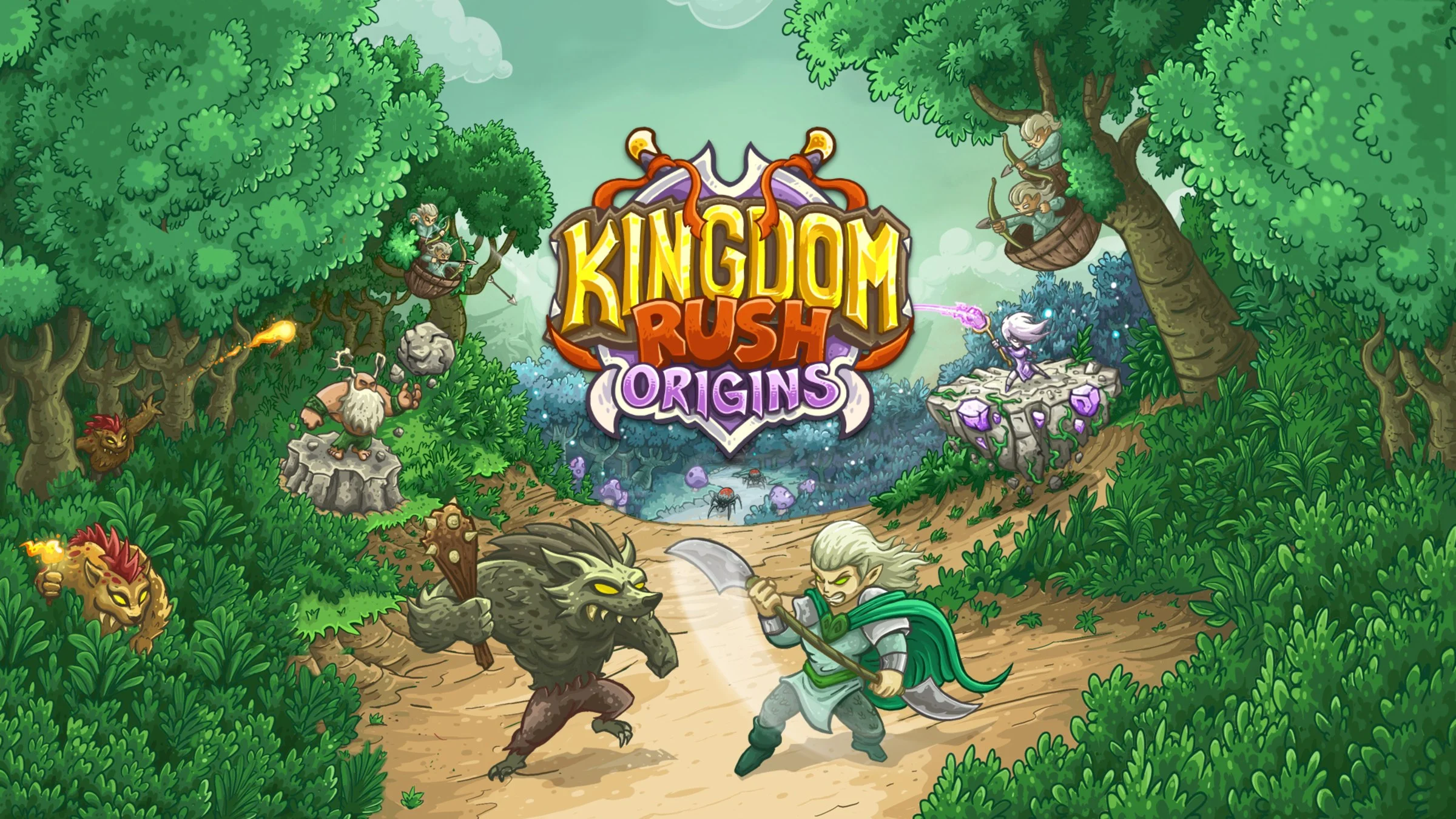 Kingdom Rush Origins TD gameplay screenshot 1