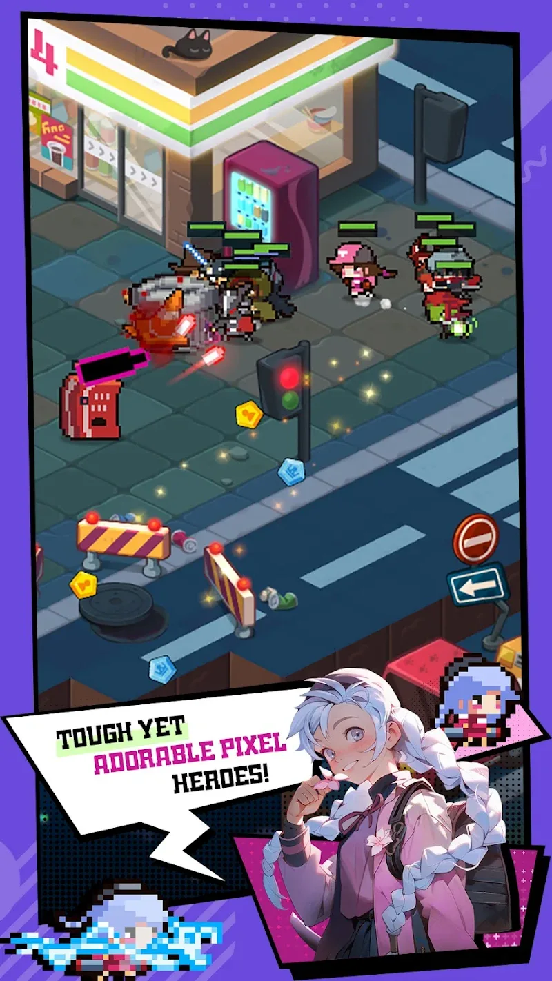 Captura de pantalla 4 de Rumble Squad: Idle Pixel RPG