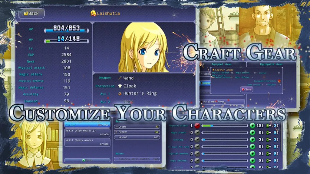 Captura de pantalla 5 de la jugabilidad de RPG Symphony of Eternity
