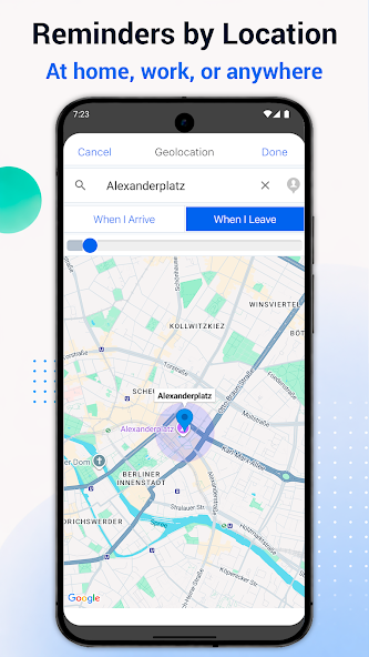 Vista previa de la interfaz 4 de la app Reminders