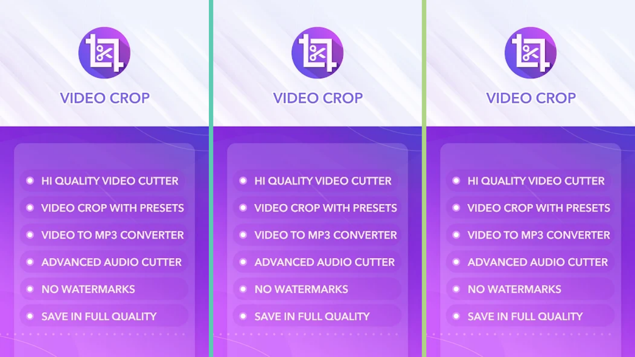 Captura de pantalla de vista previa 1 de Video Crop & Trim (Video Cut)