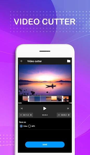 Captura de pantalla de vista previa 2 de Video Crop & Trim (Video Cut)
