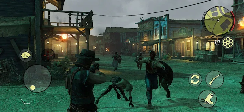 Captura de tela da gameplay de Red Dead Redemption 5