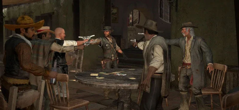Captura de tela da gameplay de Red Dead Redemption 3