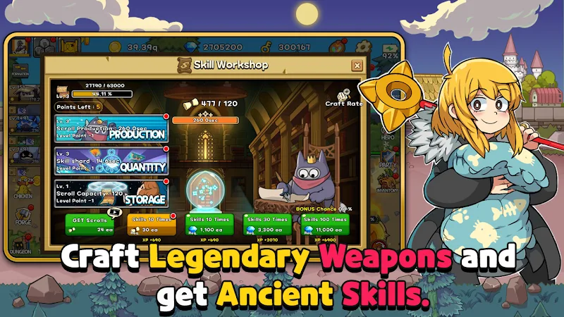Captura de tela 6 de Rebirth Tales: Idle RPG