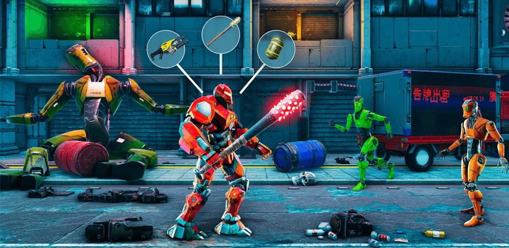 Captura de tela 1 de Real Robot Fighting Ring