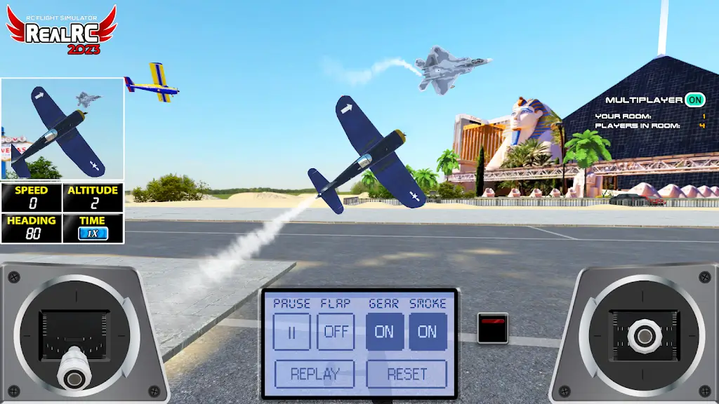Captura de pantalla del gameplay de Real RC Flight Sim 2023 Online 7