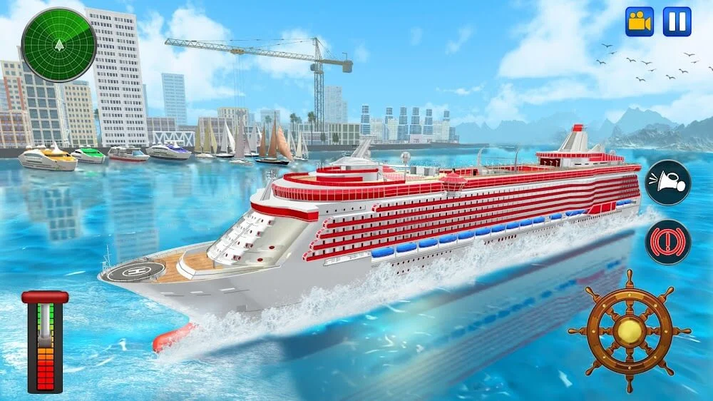 Captura de pantalla 6 de Real Cruise Ship Driving Simul