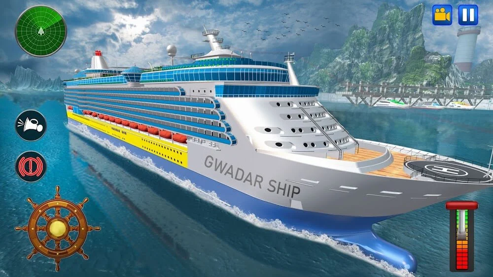 Captura de pantalla 7 de Real Cruise Ship Driving Simul