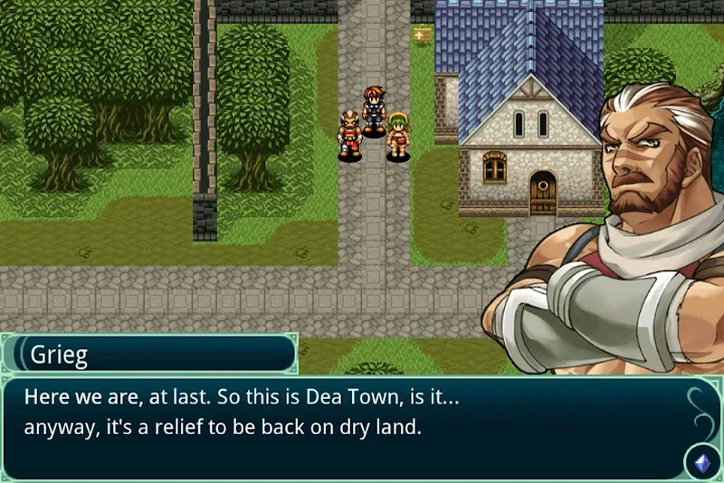 Screenshot gameplay RPG Grinsia 4