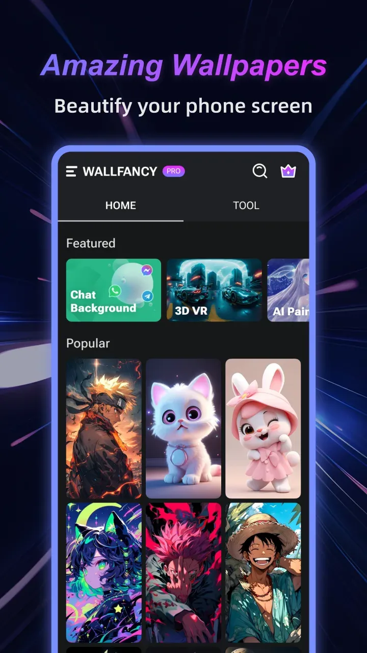 Captura de tela de visualização 2 do WallFancy