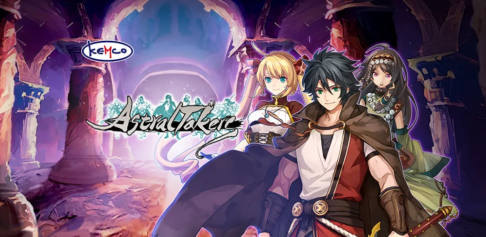 Captura de pantalla del gameplay de RPG Astral Takers 1
