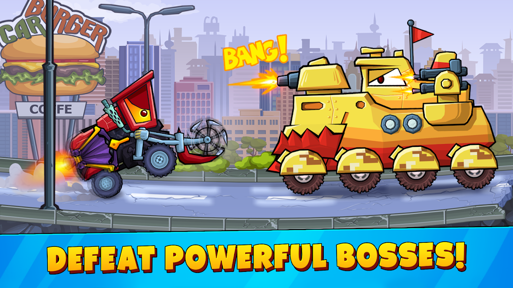 Car Eats Car 3 - Vista previa de la jugabilidad Survival Racing 1