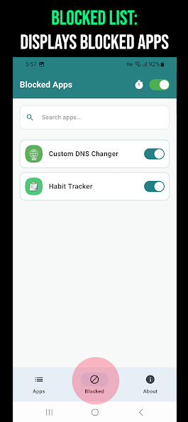 Tangkapan layar NoNet: Block Internet for Apps 4