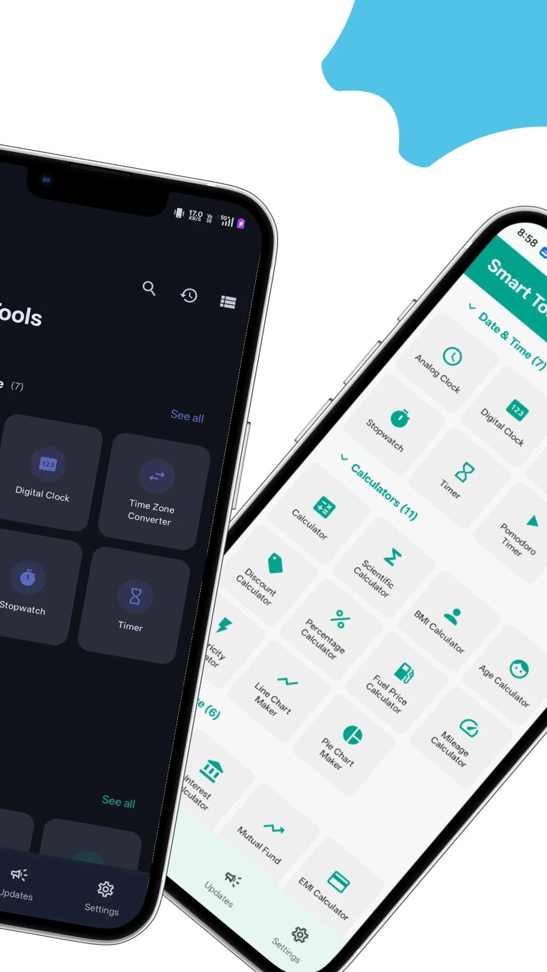 Smart Tools – All in One Tools captura de pantalla de la aplicación 1