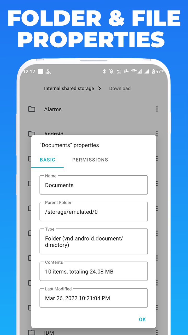 Captura de pantalla 3 de la aplicación File Manager Pro