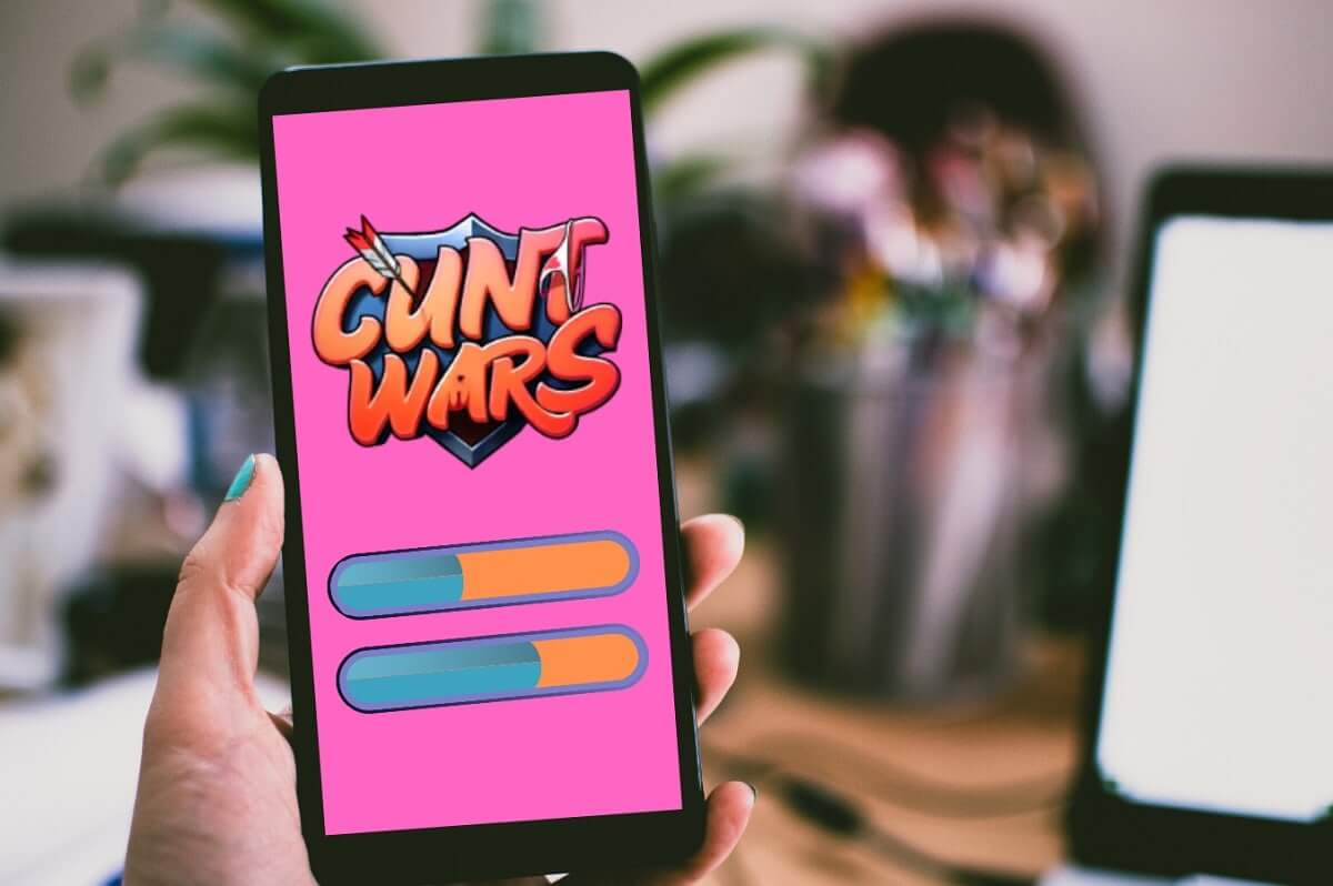 Tangkapan layar gameplay Chick Wars 1