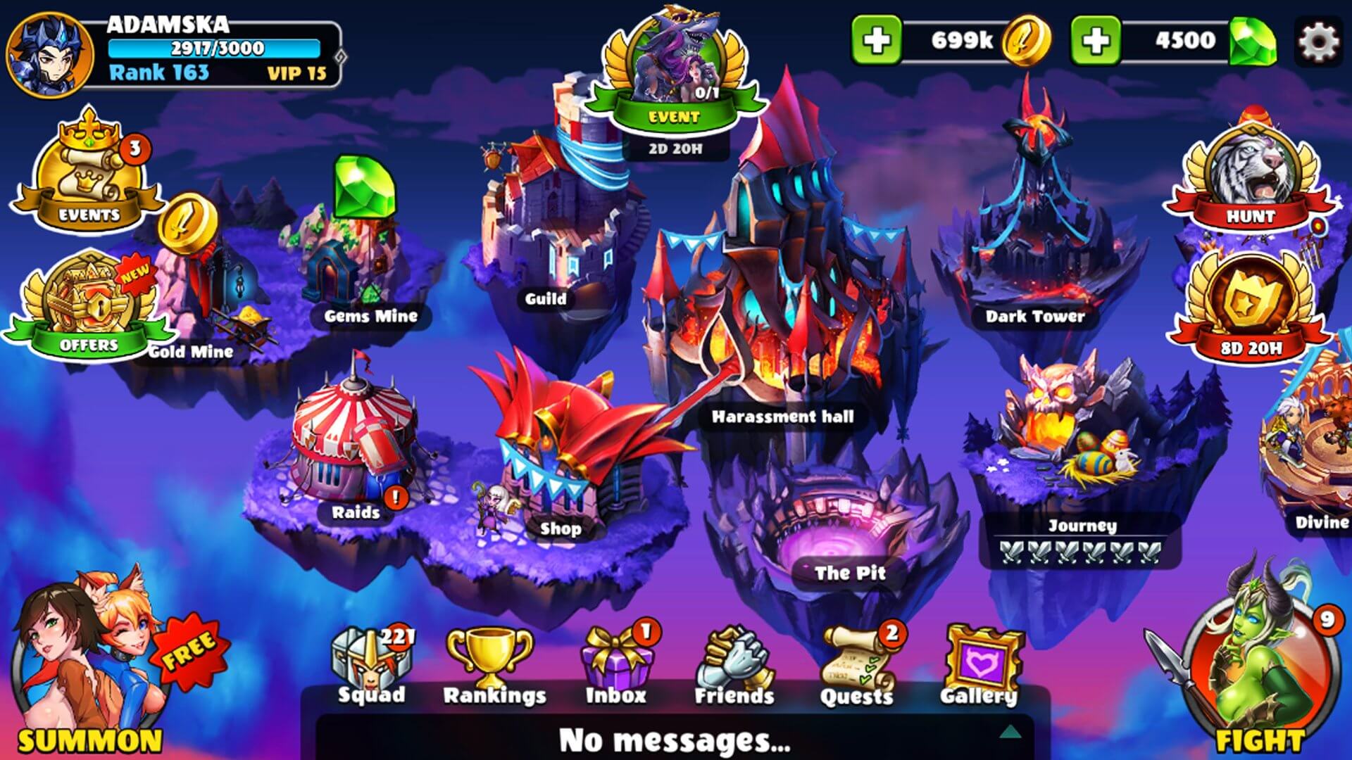 Tangkapan layar pertempuran Chick Wars 2