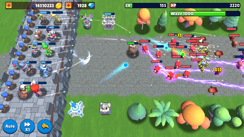 Tangkapan layar gameplay Castle Rivals 3
