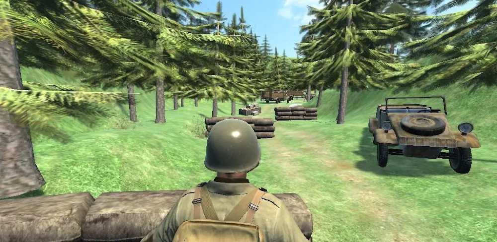 Captura de pantalla del gameplay de Frontline Heroes 1