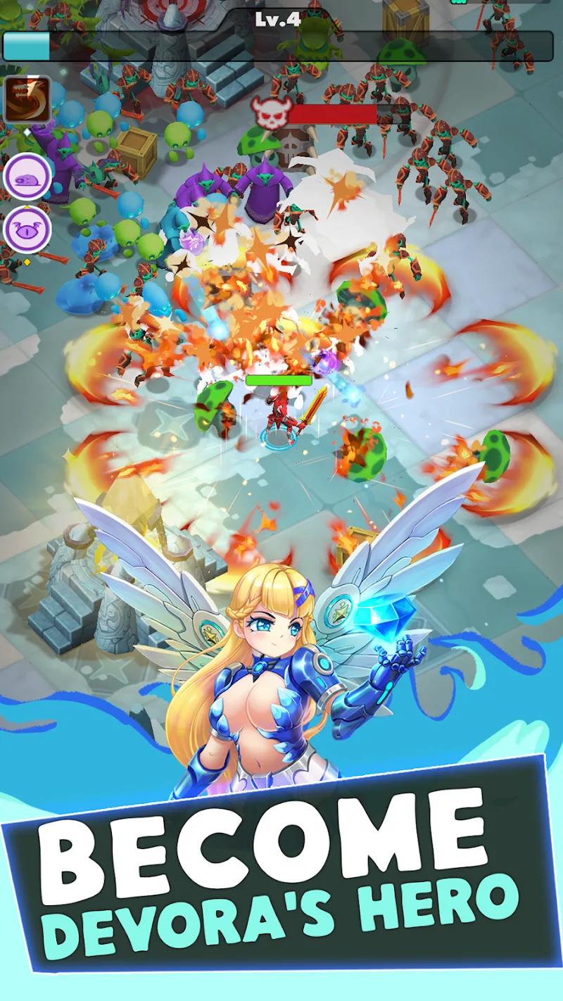 Captura de pantalla del gameplay de Undead Slayer: Action Roguelike 6