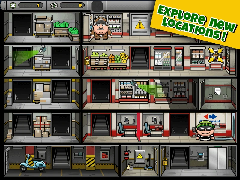 Tangkapan layar gameplay Bob The Robber 4 2