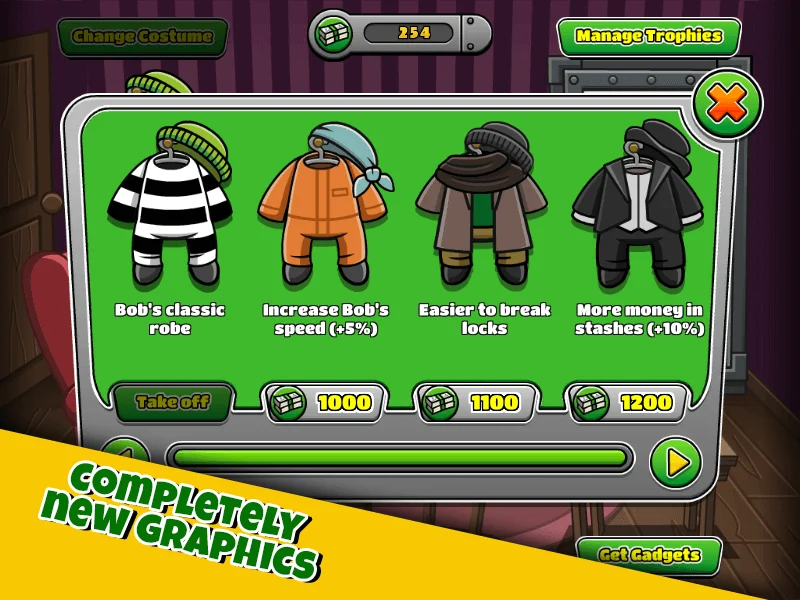 Tangkapan layar gameplay Bob The Robber 4 6