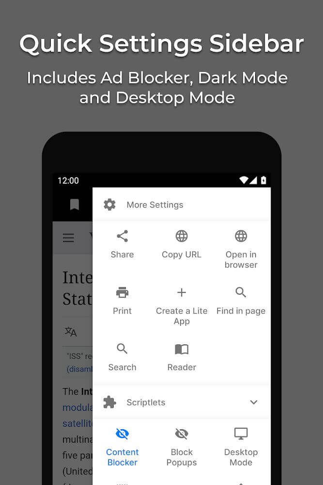Hermit - Lite Apps Browser captura de tela 4
