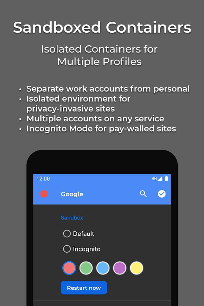 Hermit - Lite Apps Browser captura de tela 3