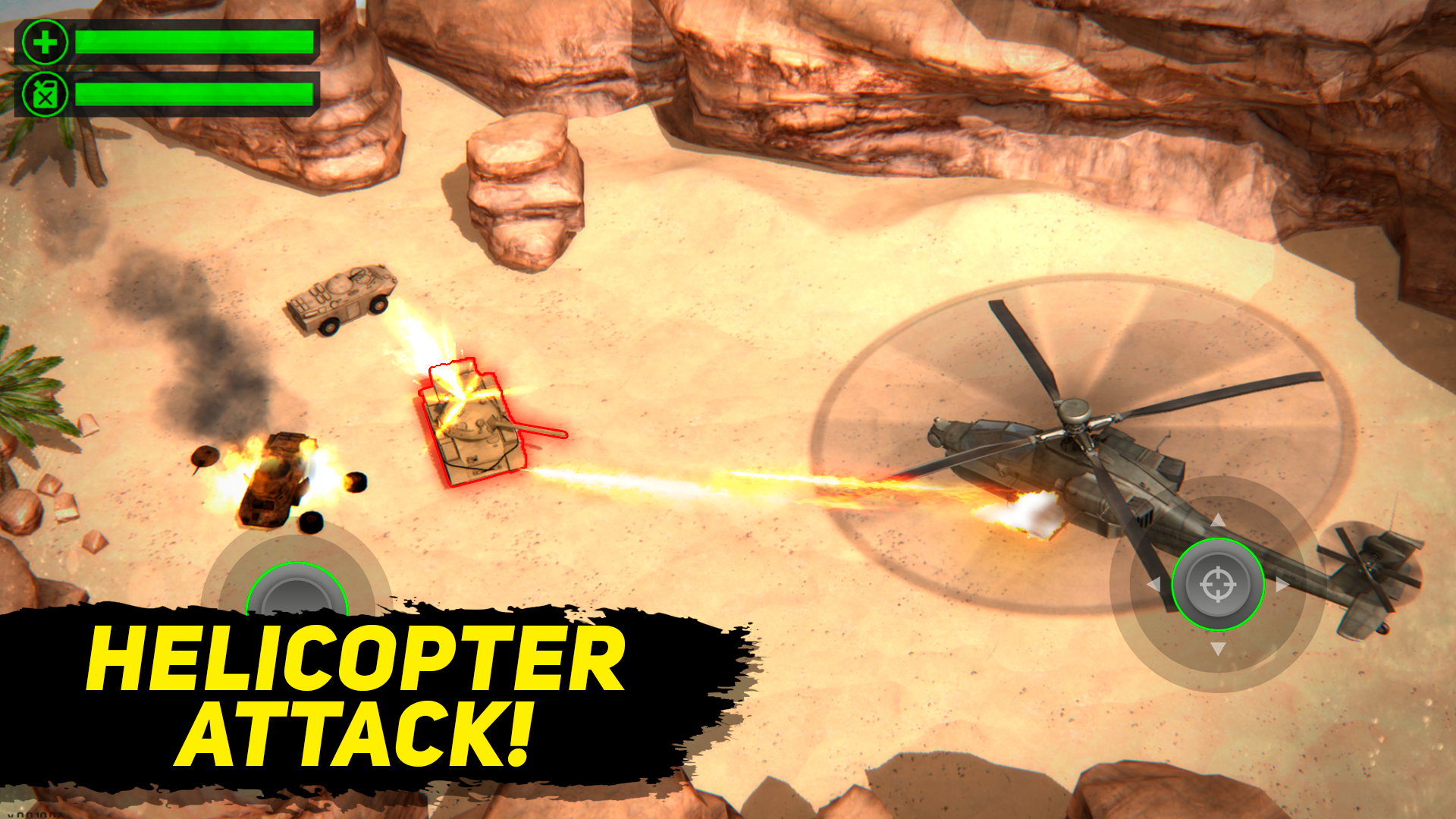 Desert Helicopter Strike 3D gameplay screenshot 5