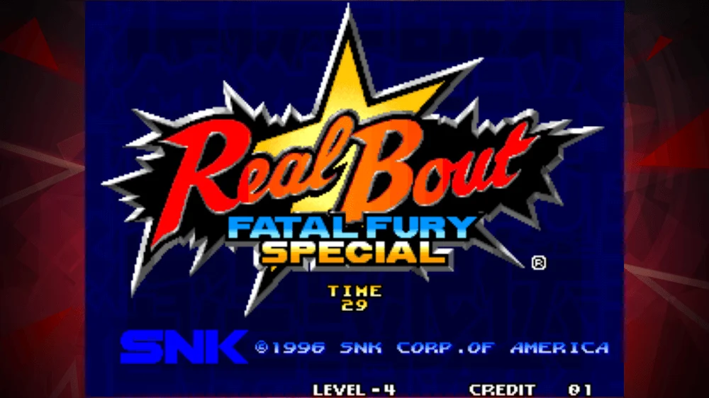Captura de pantalla del juego REAL BOUT FATAL FURY SPECIAL 2