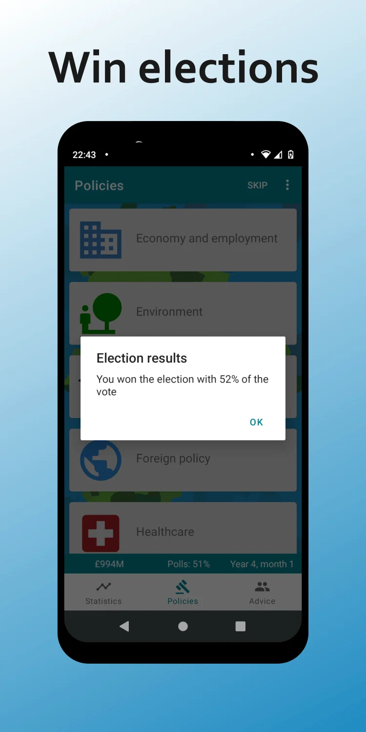 RandomNation Politics gameplay screenshot 5