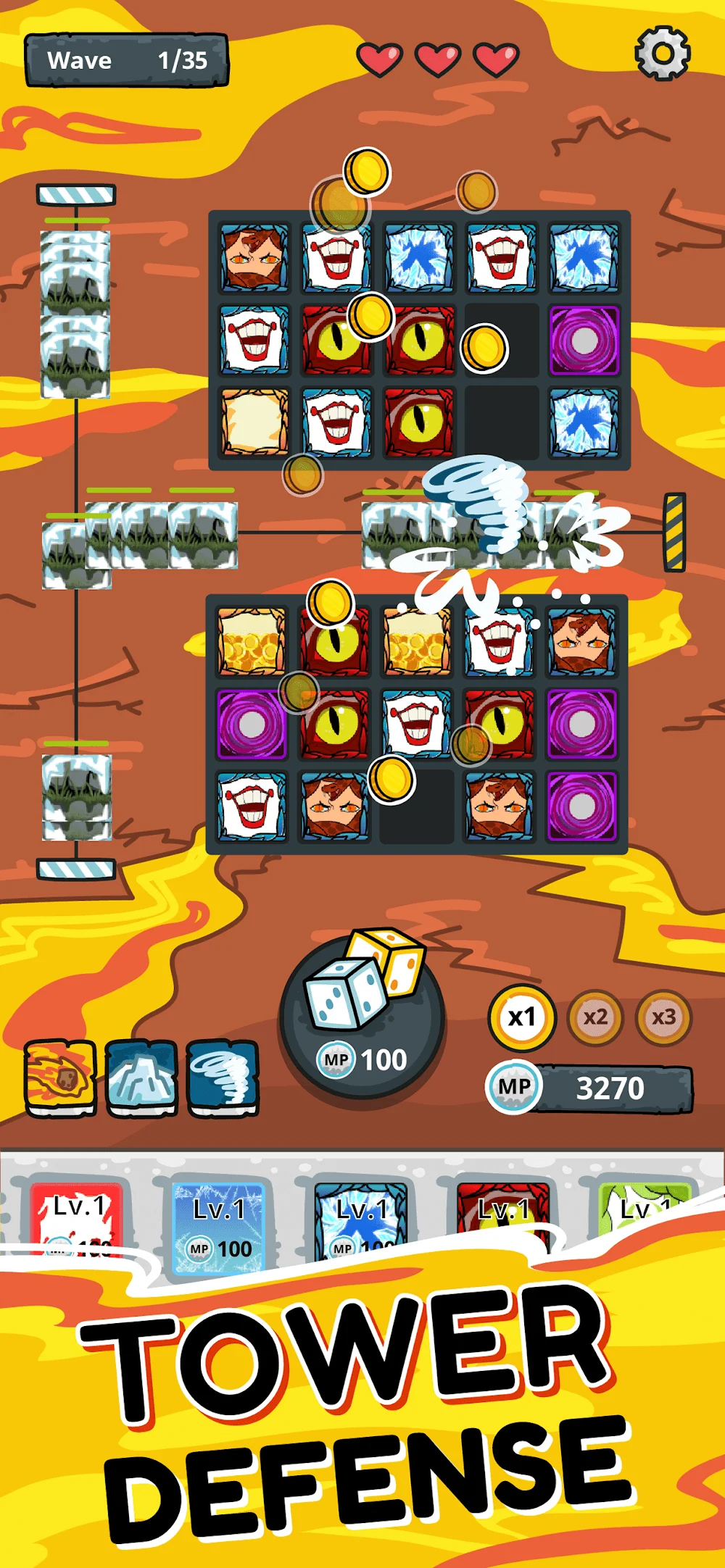 Screenshot Random Dice Offline: Tower Defense 4