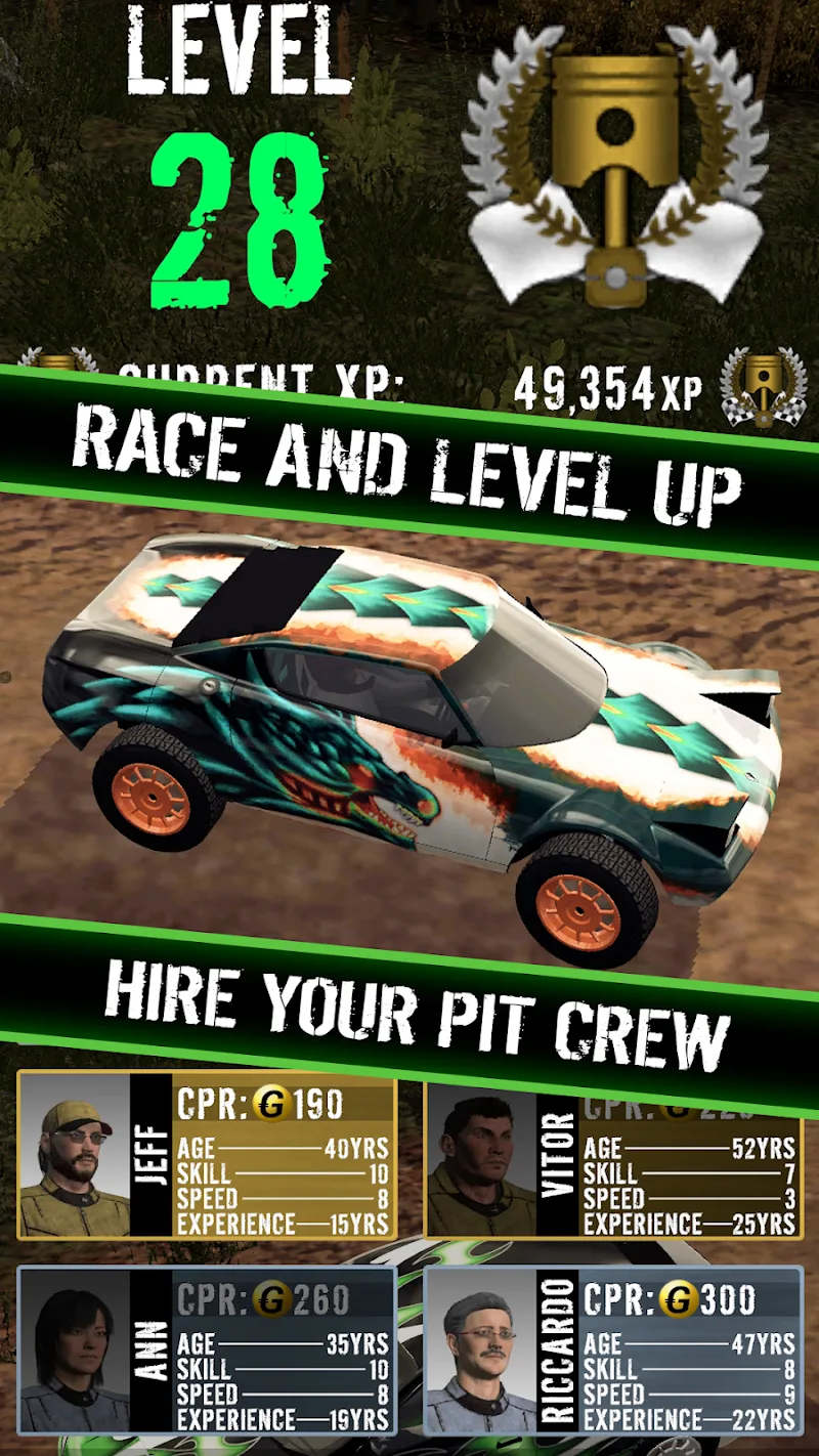Captura de tela da jogabilidade de Rally Runner - Endless Racing 6