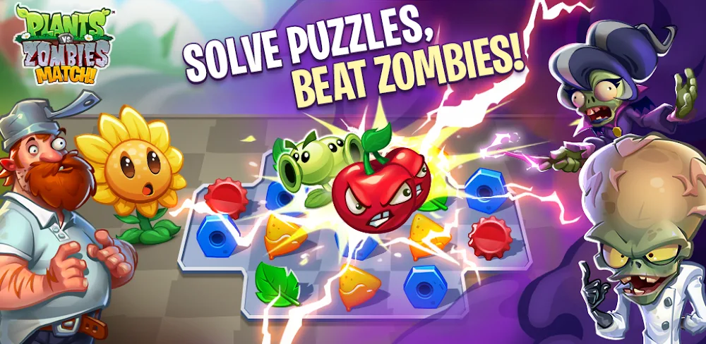 Captura de pantalla de Plants vs. Zombies™: Match 1