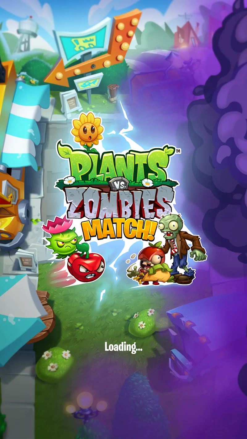 Captura de pantalla de Plants vs. Zombies™: Match 5