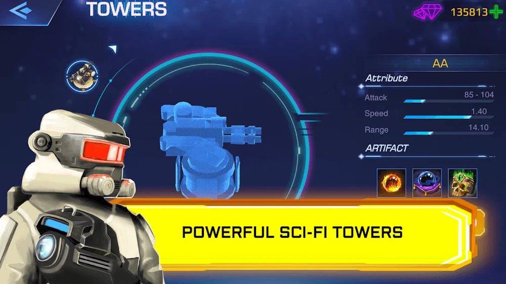 Captura de pantalla de Planet TD Tower Defense 3