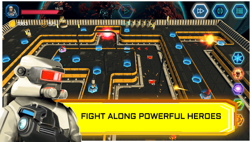 Captura de pantalla de Planet TD Tower Defense 4