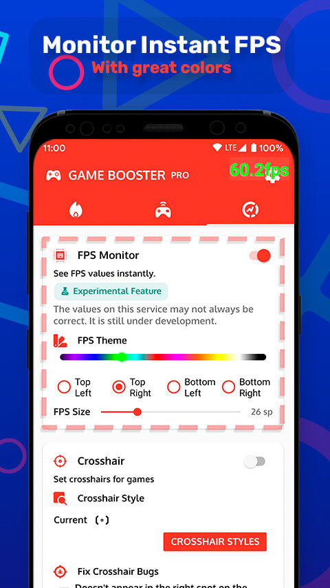 Tangkapan layar Game Booster Pro 4