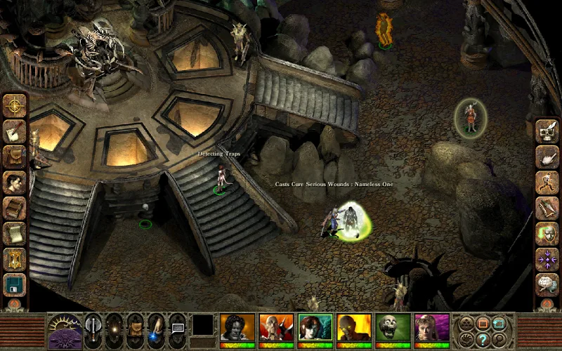 Tangkapan layar gameplay Planescape: Torment: Enhanced 4
