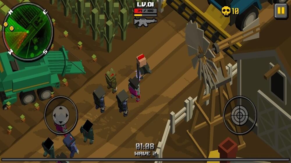 Pixel Zombie Frontier gameplay screenshot 7