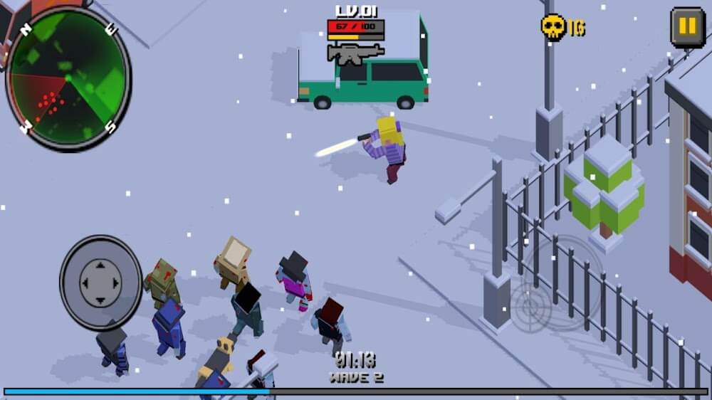 Pixel Zombie Frontier gameplay screenshot 5