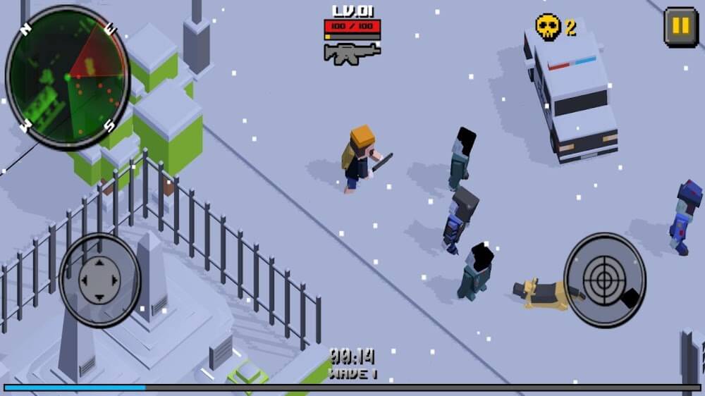 Pixel Zombie Frontier gameplay screenshot 3