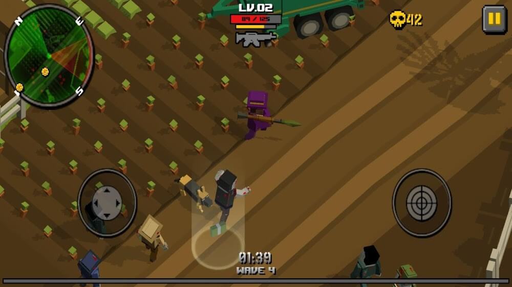 Pixel Zombie Frontier gameplay screenshot 4